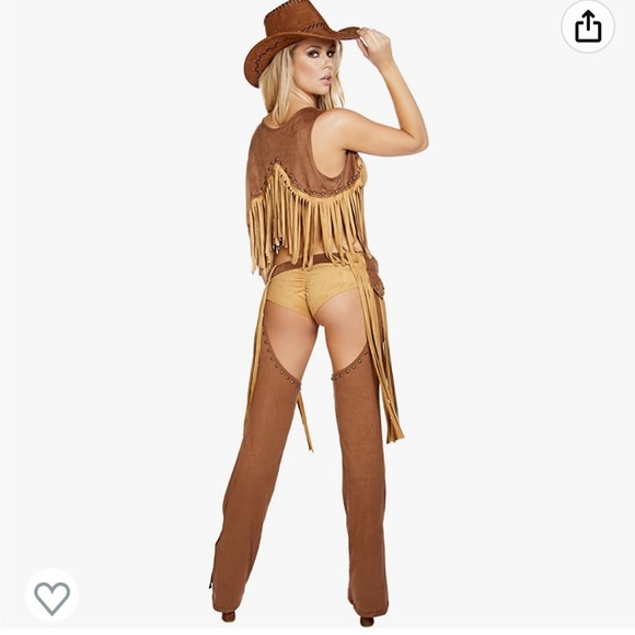 Roma 5 piece Western Temptress Cowgirl Costume - Picture 2 of 6